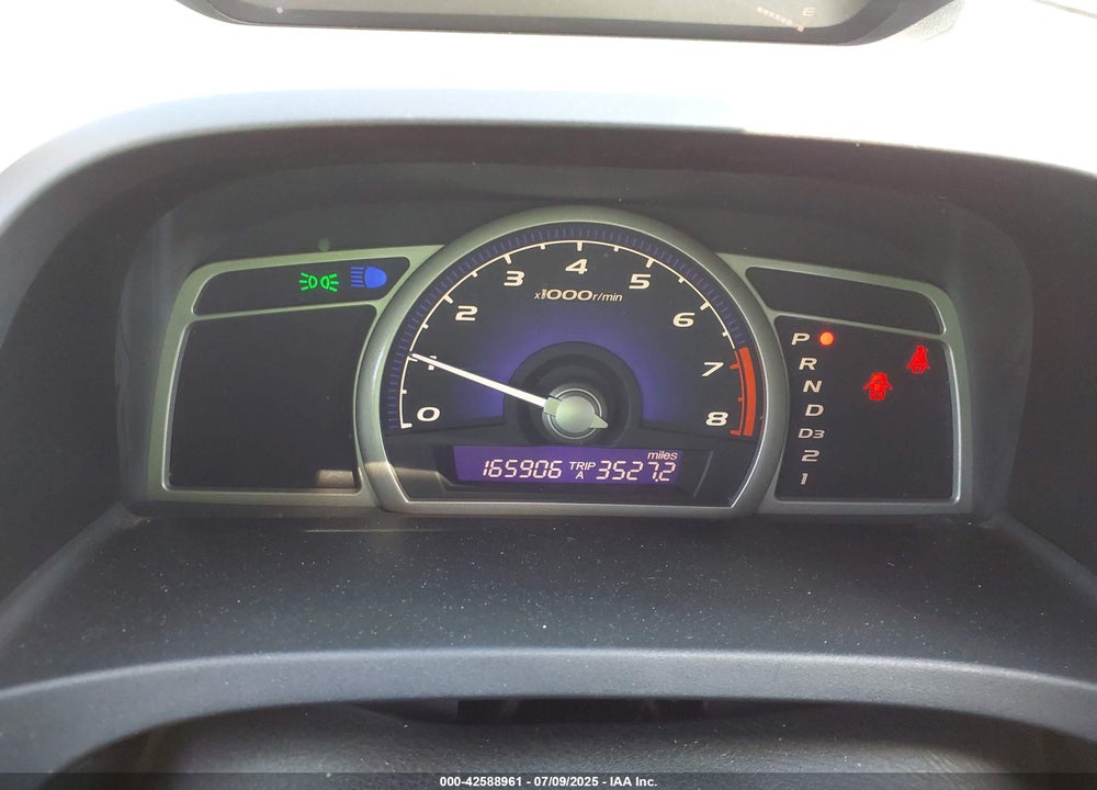 2008 HONDA CIVIC VIN: 2HGFA16588H303634