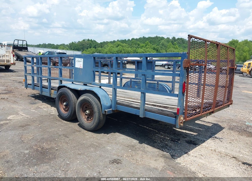 2001 RAZO UTILITY TRAILER VIN: 1B9FS182911106381