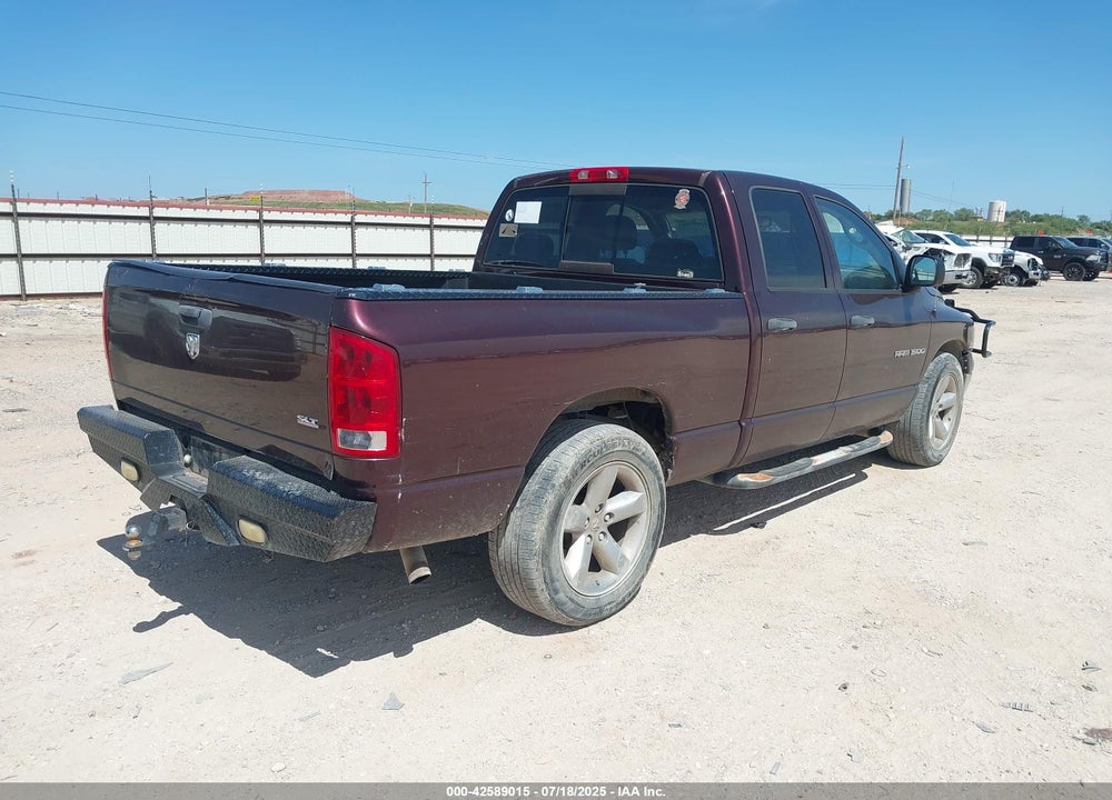 2005 DODGE RAM 1500 SLT/LARAMIE VIN: 1D7HA18DX5J567031
