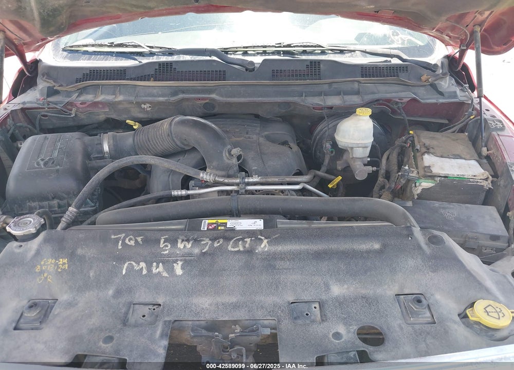 2013 RAM 1500 VIN: 1C6RR6LT6DS627907