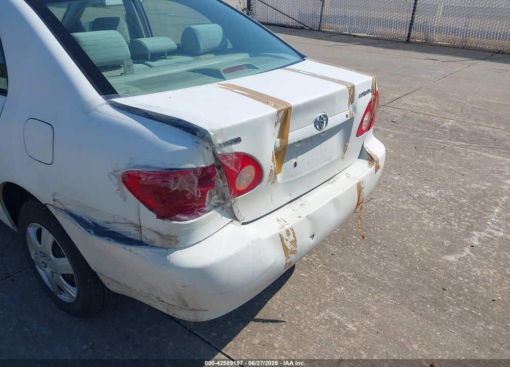 2007 TOYOTA COROLLA LE VIN: 2T1BR32E37C745768