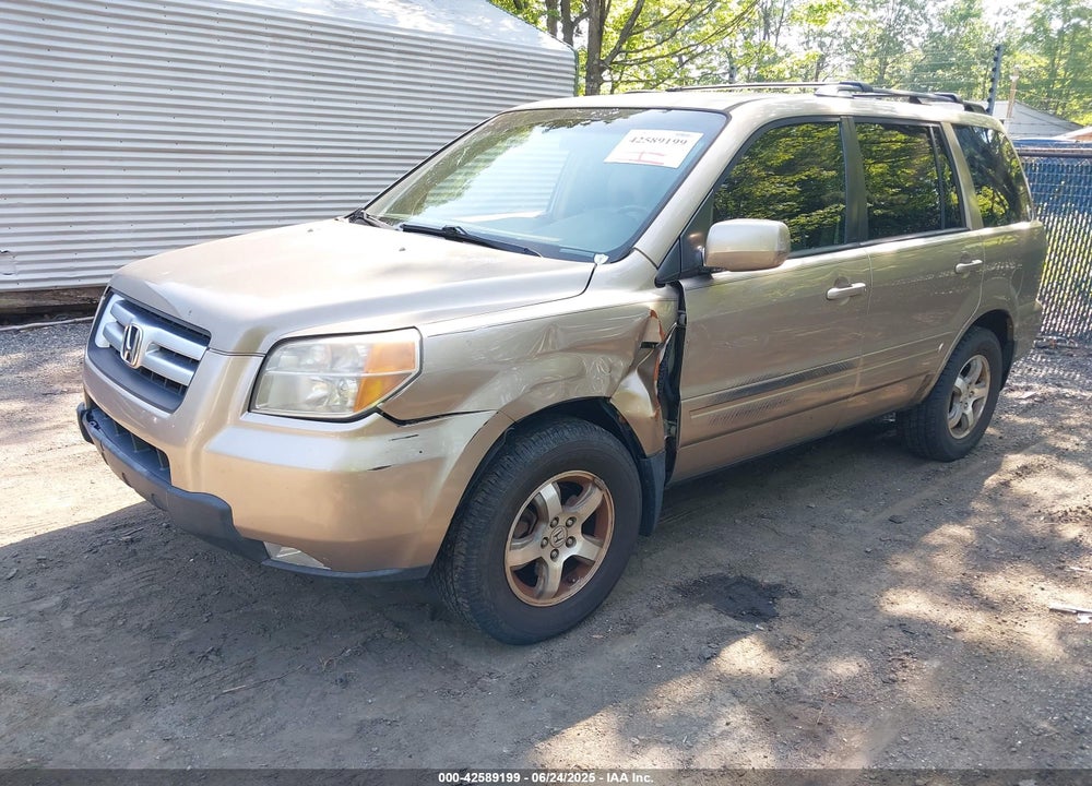 2007 HONDA PILOT EX-L VIN: 5FNYF287X7B000940