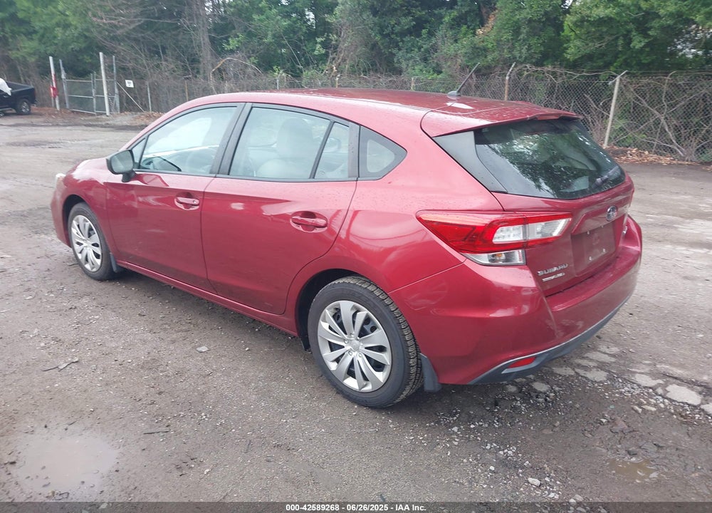 2019 SUBARU IMPREZA 2.0I VIN: 4S3GTAA67K3712442
