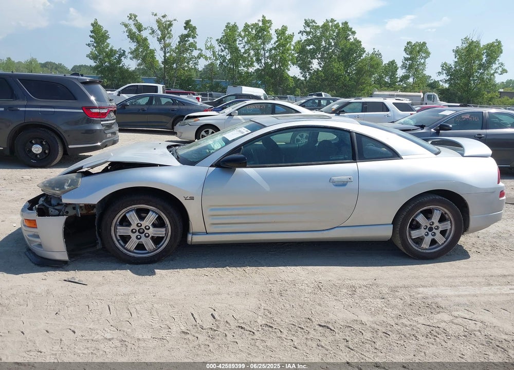 2000 MITSUBISHI ECLIPSE GT VIN: 4A3AC84L4YE142880