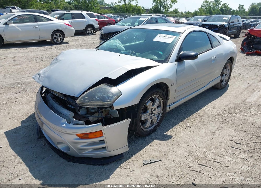 2000 MITSUBISHI ECLIPSE GT VIN: 4A3AC84L4YE142880