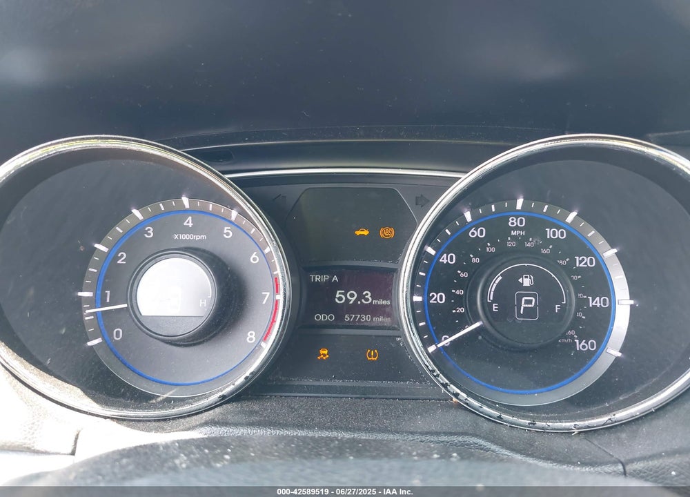 2013 HYUNDAI SONATA VIN: 5NPEB4AC7DH789157