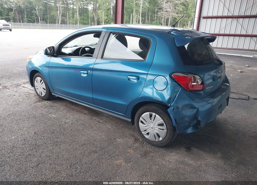2021 MITSUBISHI MIRAGE CARBONITE EDITION/ES/LE VIN: ML32AUHJ8MH007623