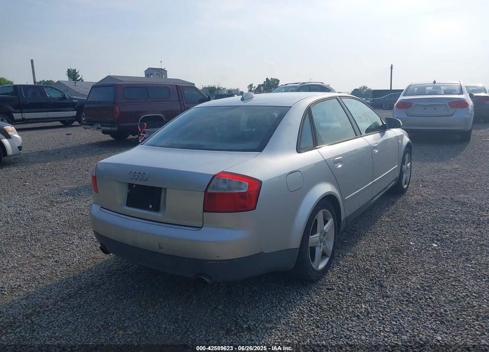 2004 AUDI A4 1.8T VIN: WAULC68E14A100743
