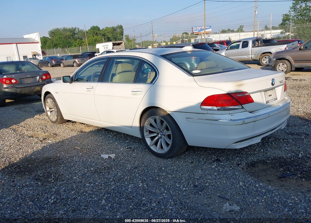 2008 BMW 750LI VIN: WBAHN83598DT80967