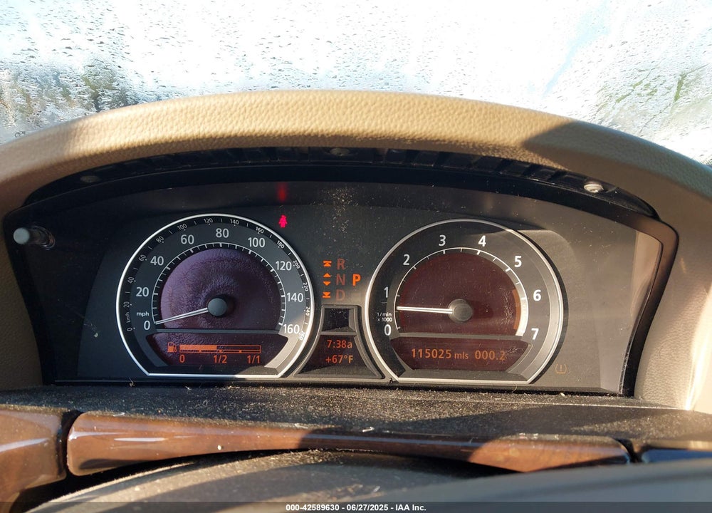 2008 BMW 750LI VIN: WBAHN83598DT80967