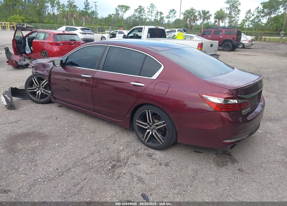 2016 HONDA ACCORD SPORT VIN: 1HGCR2F56GA027002