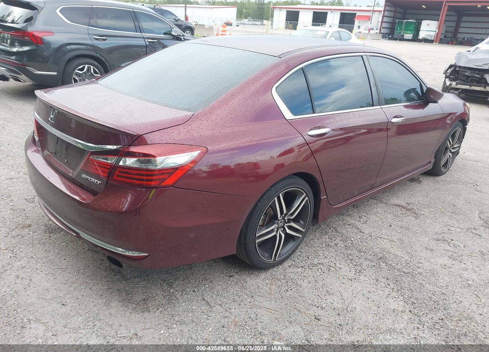 2016 HONDA ACCORD SPORT VIN: 1HGCR2F56GA027002
