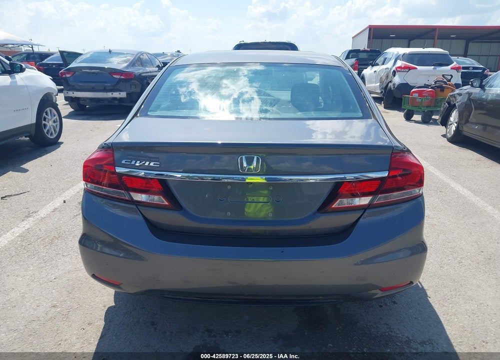 2013 HONDA CIVIC VIN: 2HGFB2F5XDH591217
