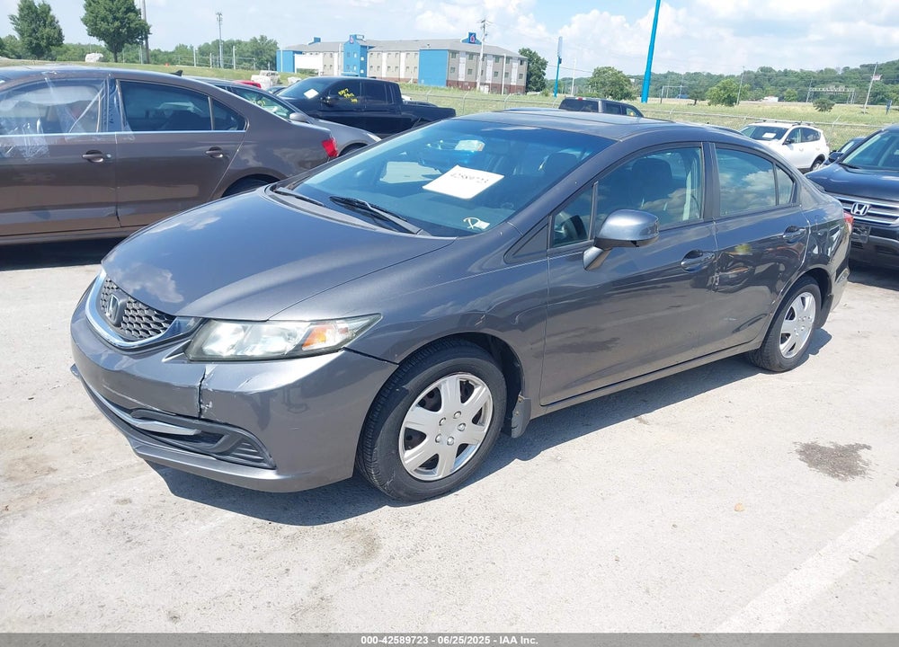 2013 HONDA CIVIC VIN: 2HGFB2F5XDH591217