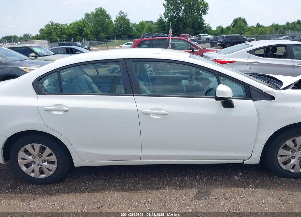 2012 HONDA CIVIC LX VIN: 19XFB2F50CE060813