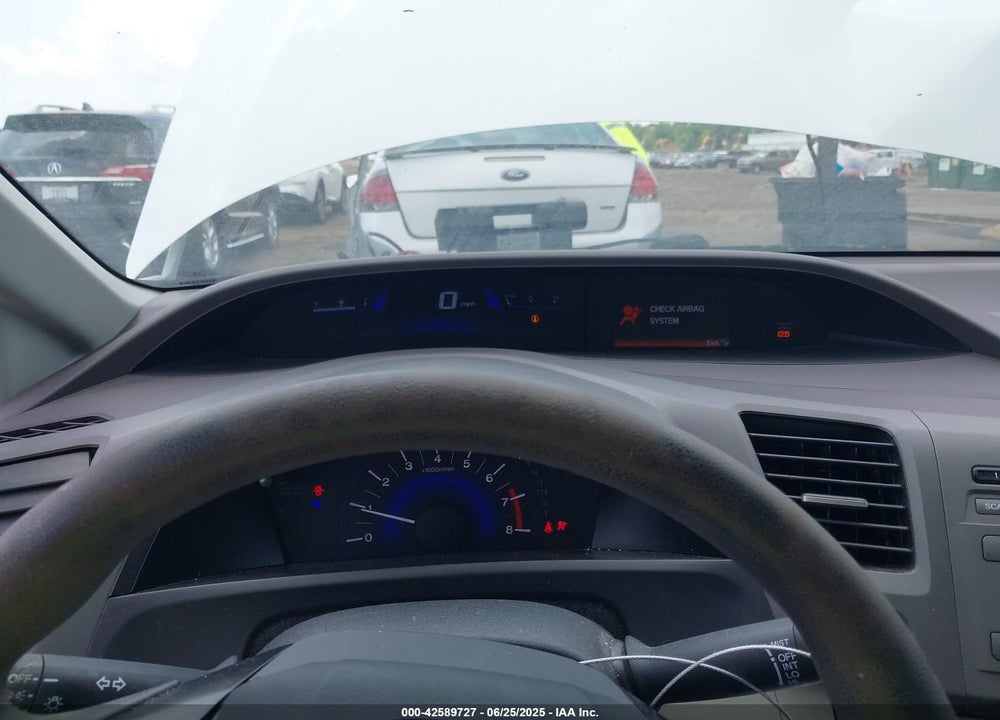 2012 HONDA CIVIC LX VIN: 19XFB2F50CE060813