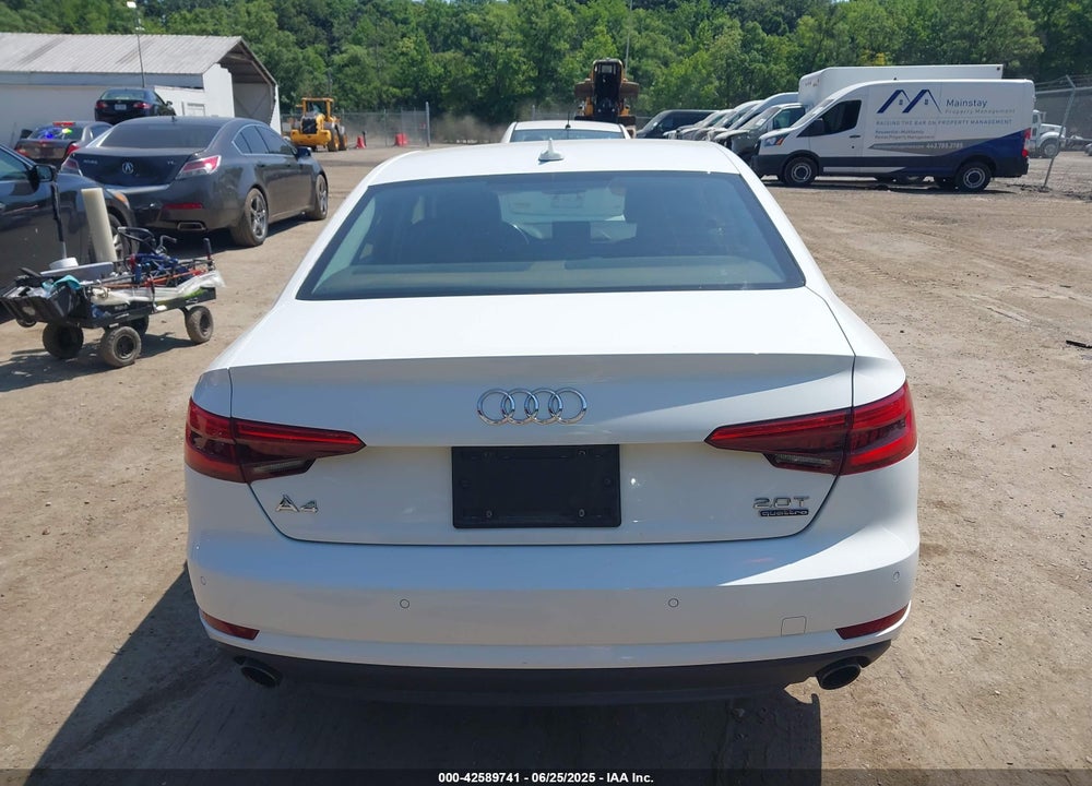 2017 AUDI A4 VIN: WAUANAF44HN002447