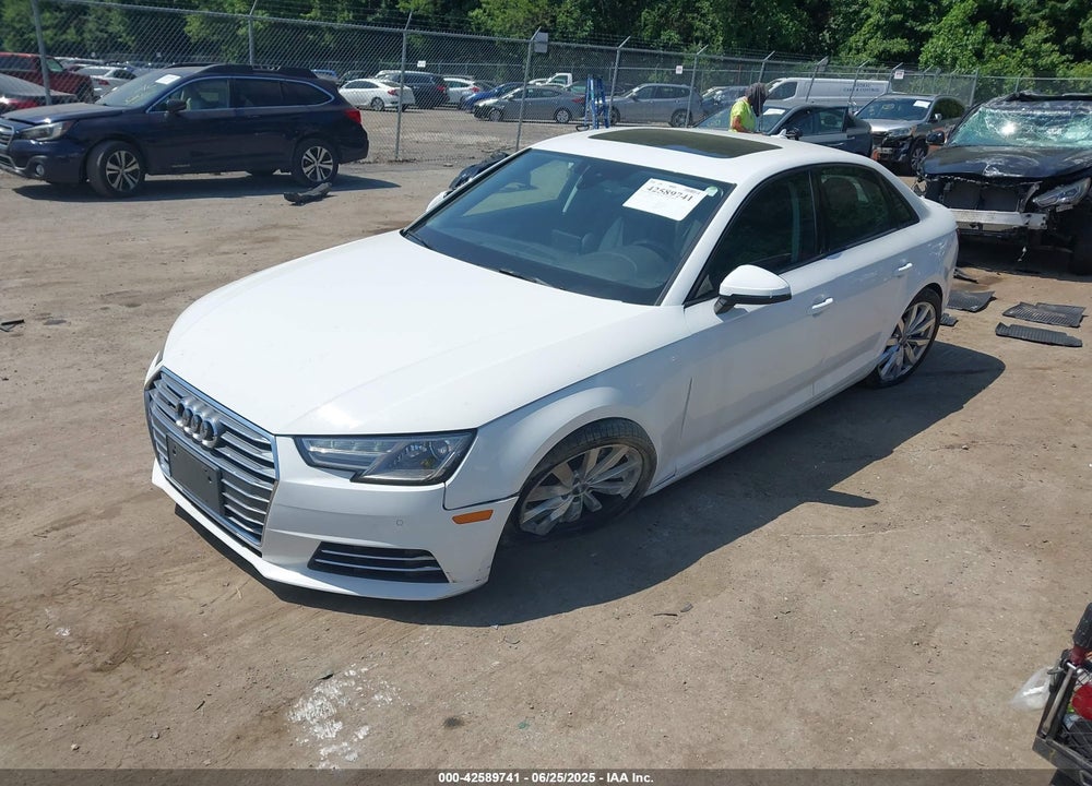 2017 AUDI A4 VIN: WAUANAF44HN002447