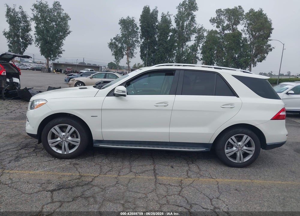 2012 MERCEDES-BENZ M-CLASS VIN: 4JGDA5HBXCA027363