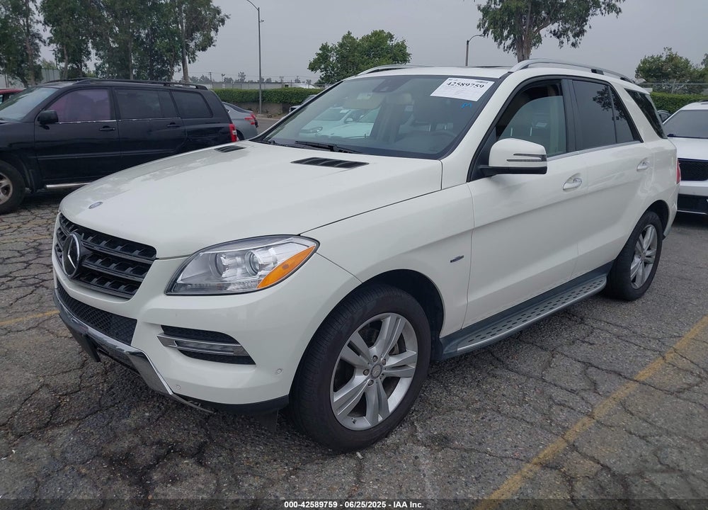 2012 MERCEDES-BENZ M-CLASS VIN: 4JGDA5HBXCA027363