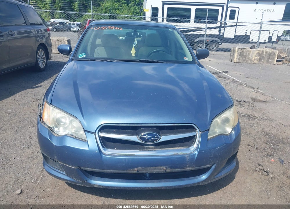 2009 SUBARU LEGACY 2.5I VIN: 4S3BL616197226848