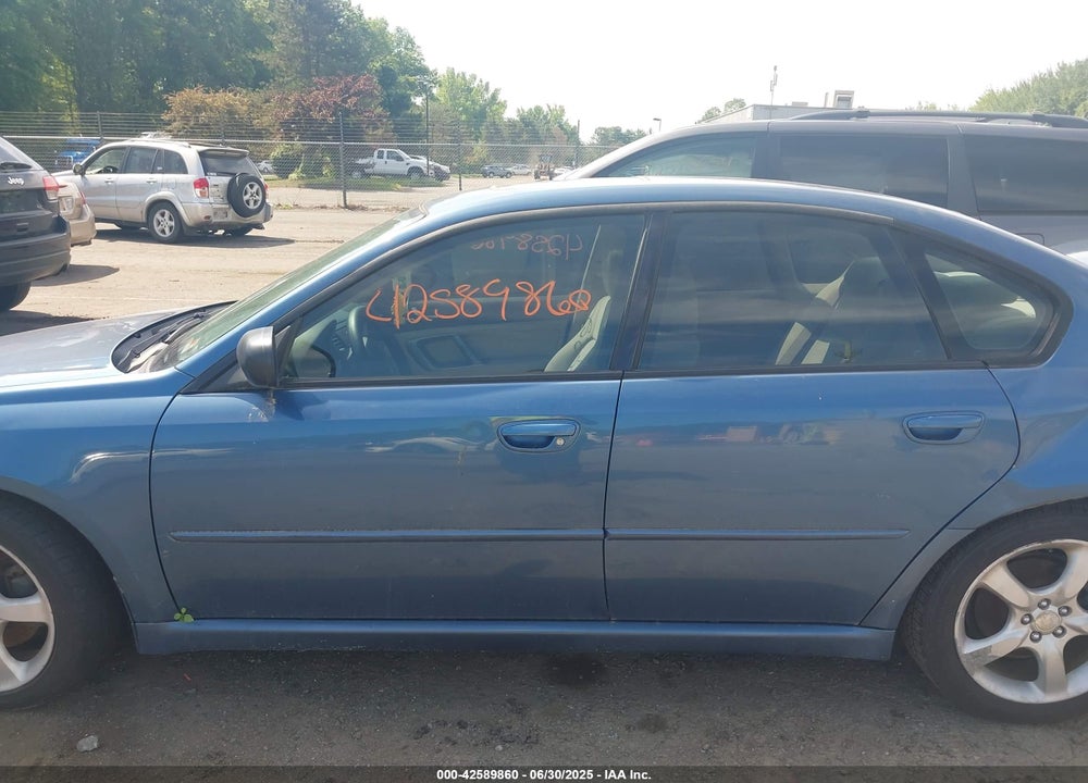2009 SUBARU LEGACY 2.5I VIN: 4S3BL616197226848