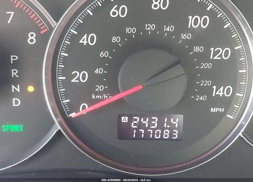 2009 SUBARU LEGACY 2.5I VIN: 4S3BL616197226848