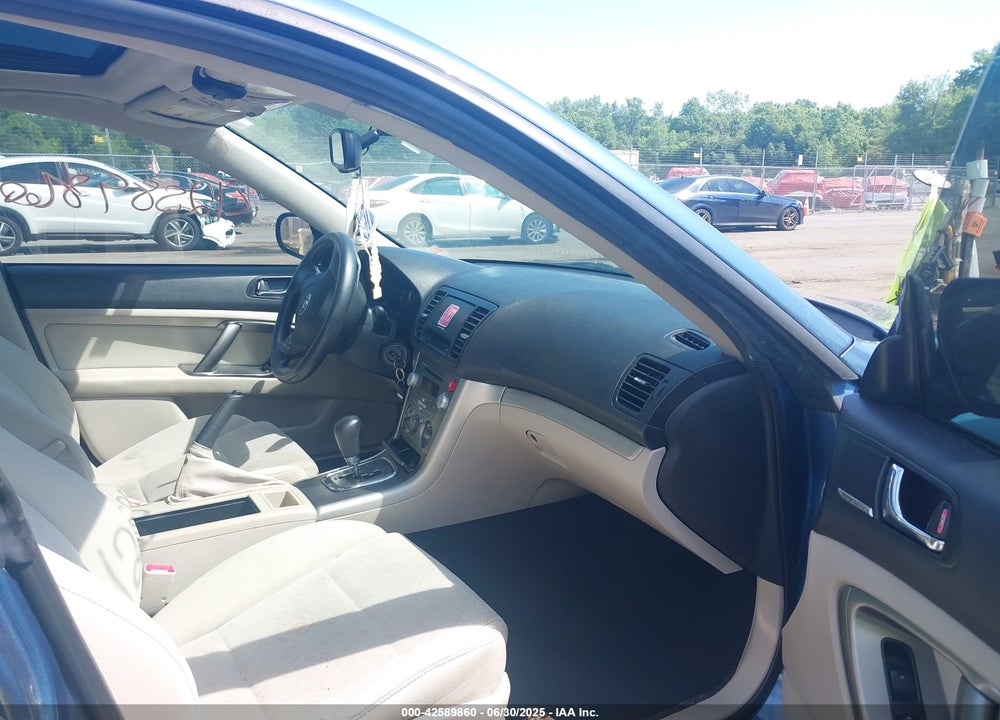 2009 SUBARU LEGACY 2.5I VIN: 4S3BL616197226848