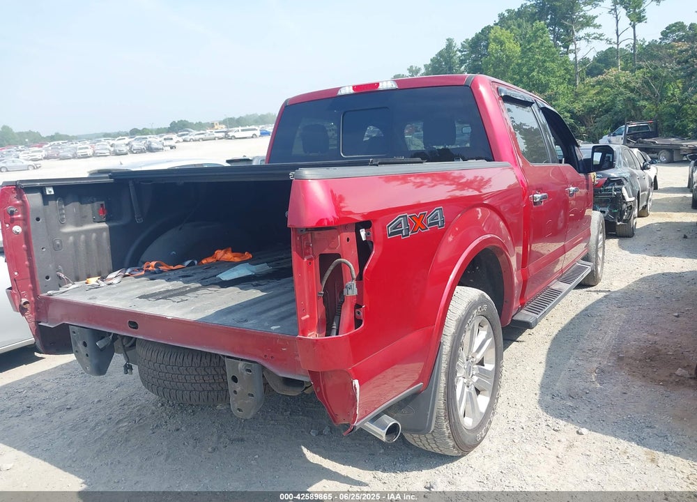 2018 FORD F-150 VIN: 1FTEW1E54JKD28297