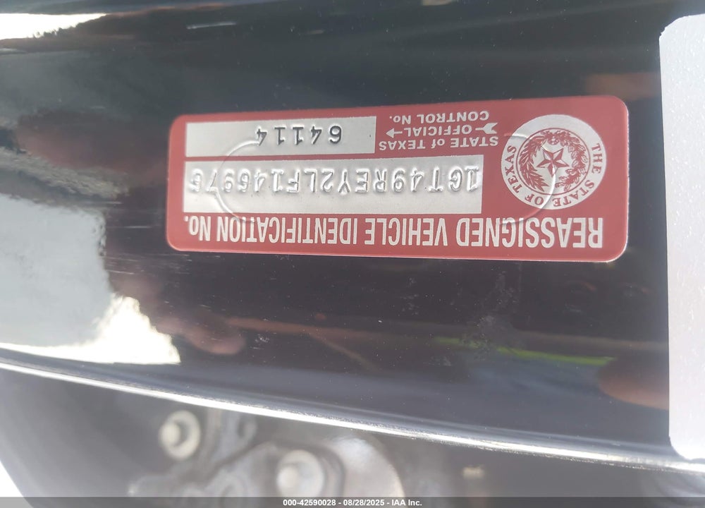 2020 GMC SIERRA 2500HD 4WD  STANDARD BED DENALI VIN: 1GT49REY2LF146976