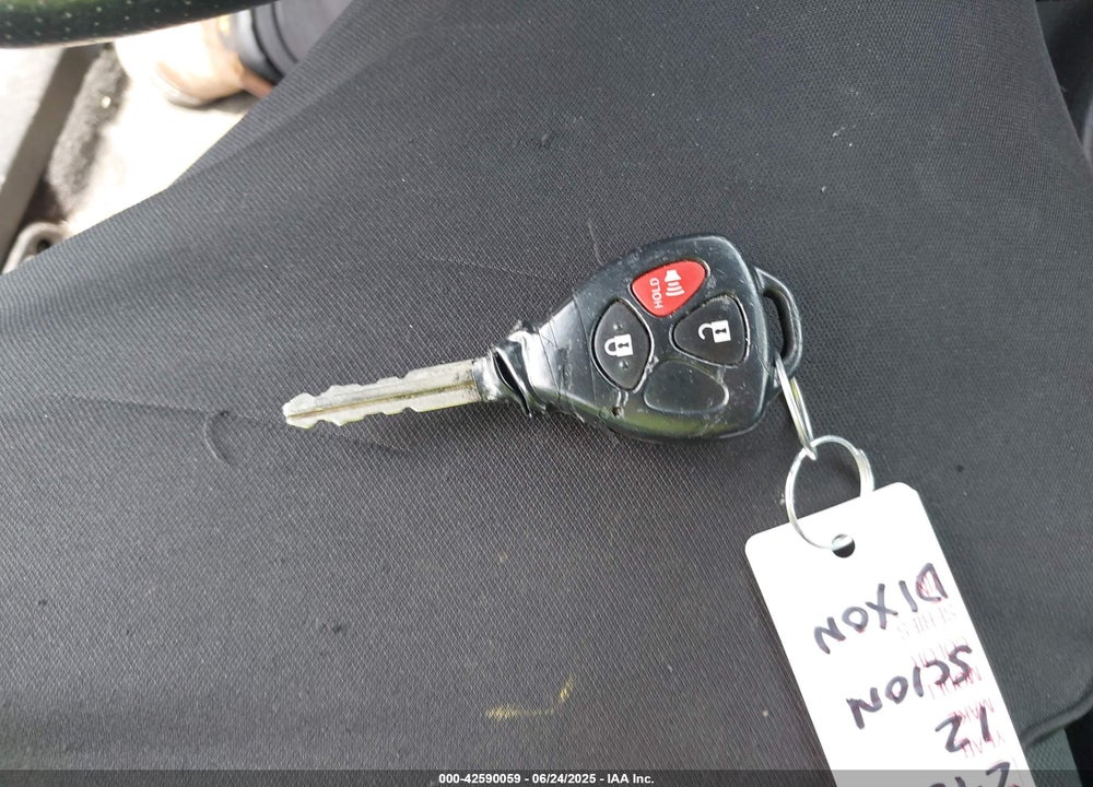 2012 SCION TC VIN: JTKJF5C7XC3037643