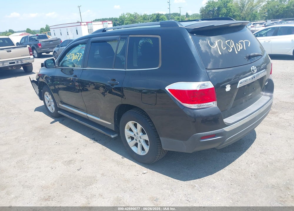 2012 TOYOTA HIGHLANDER VIN: 5TDBK3EH9CS106290