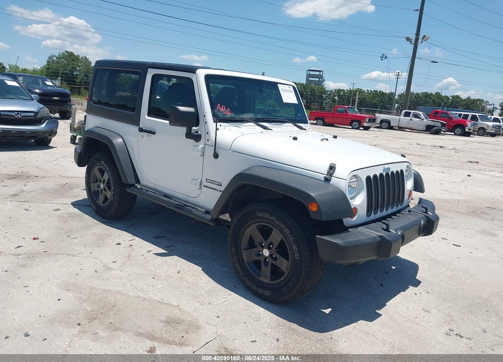 2013 JEEP WRANGLER SPORT VIN: 1C4AJWAG0DL542624