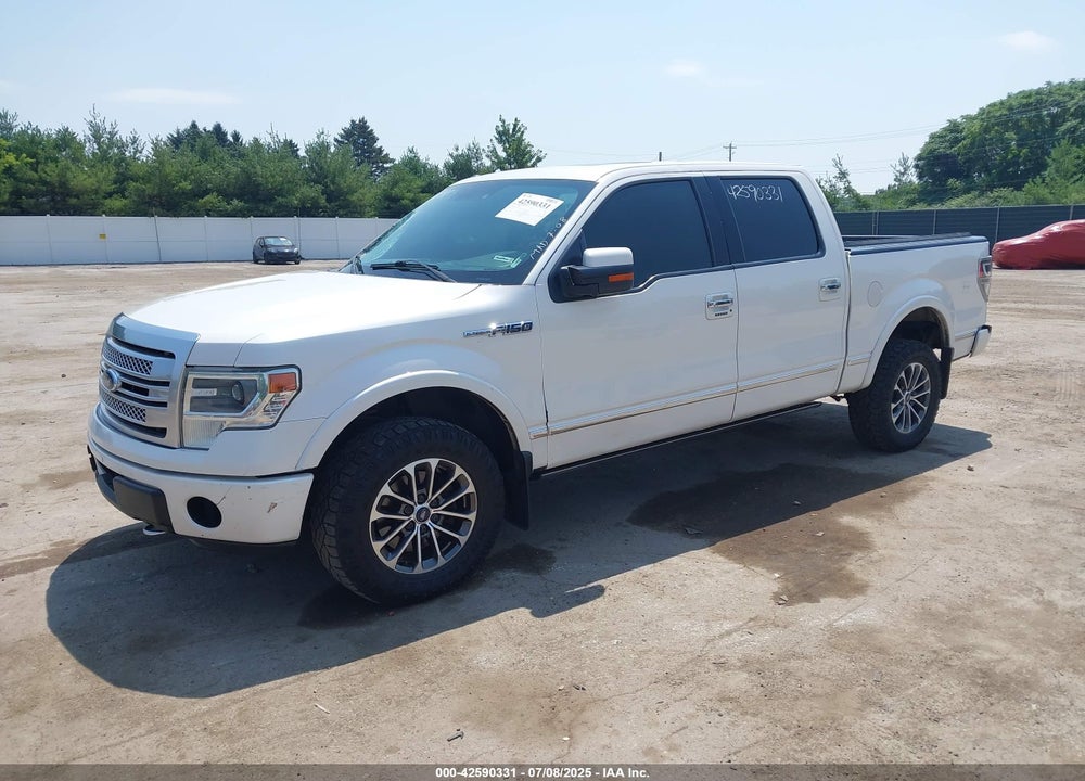 2013 FORD F-150 PLATINUM VIN: 1FTFW1ET6DFC05133