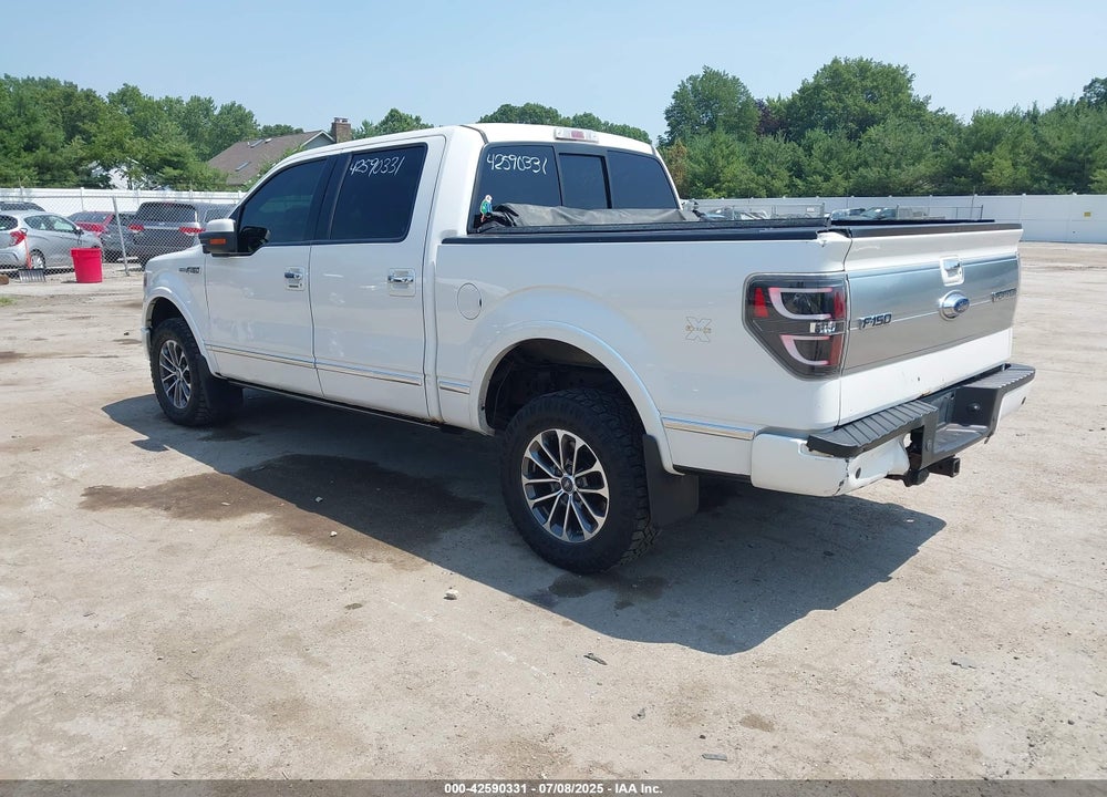 2013 FORD F-150 PLATINUM VIN: 1FTFW1ET6DFC05133