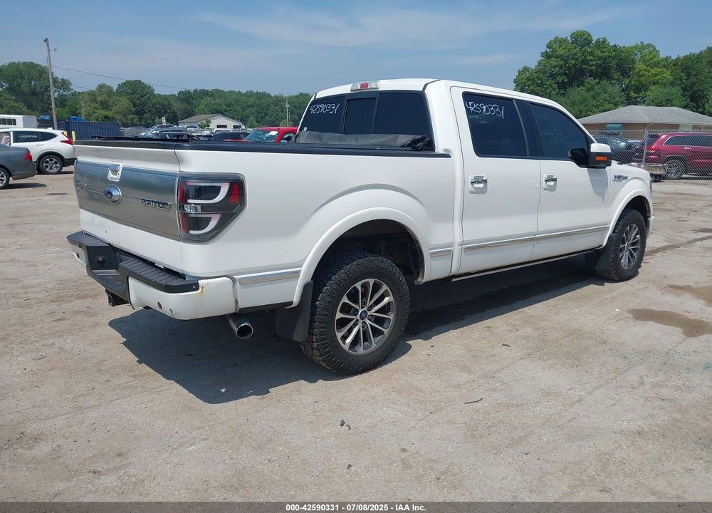2013 FORD F-150 PLATINUM VIN: 1FTFW1ET6DFC05133