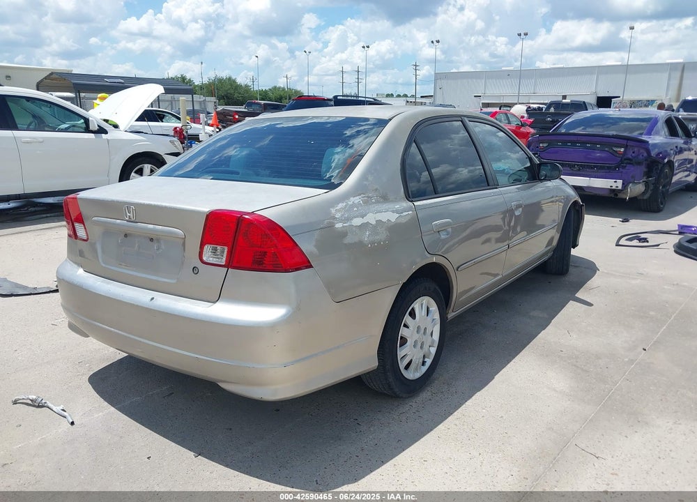 2004 HONDA CIVIC LX VIN: 2HGES16614H547492