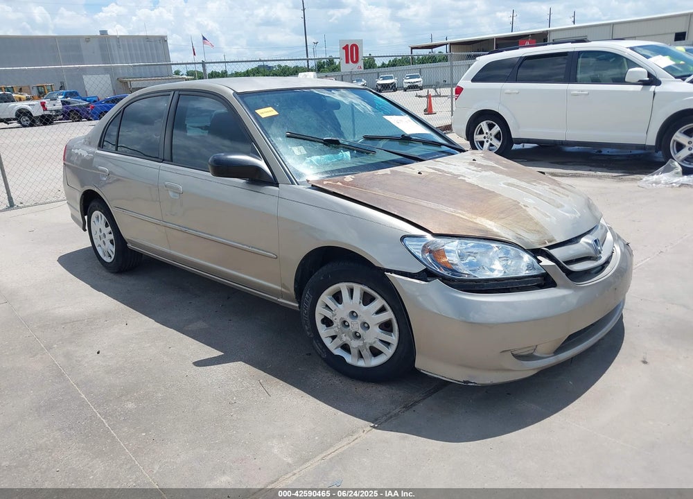 2004 HONDA CIVIC LX VIN: 2HGES16614H547492