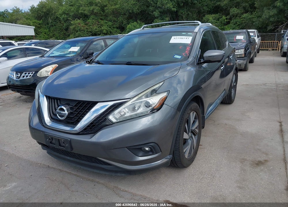 2016 NISSAN MURANO PLATINUM VIN: 5N1AZ2MG4GN120809