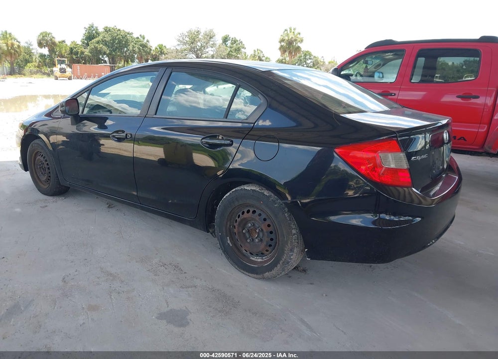 2012 HONDA CIVIC LX VIN: 19XFB2F58CE064544