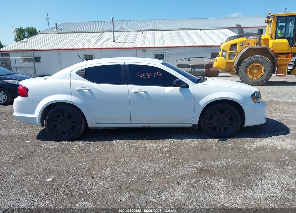 2012 DODGE AVENGER VIN: 1C3CDZAB8CN132523