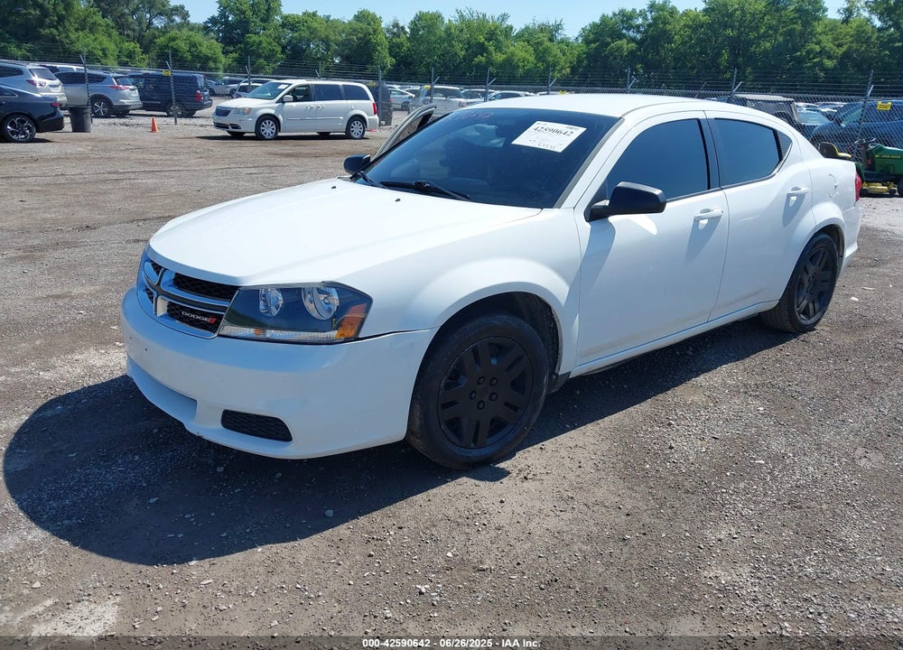 2012 DODGE AVENGER VIN: 1C3CDZAB8CN132523