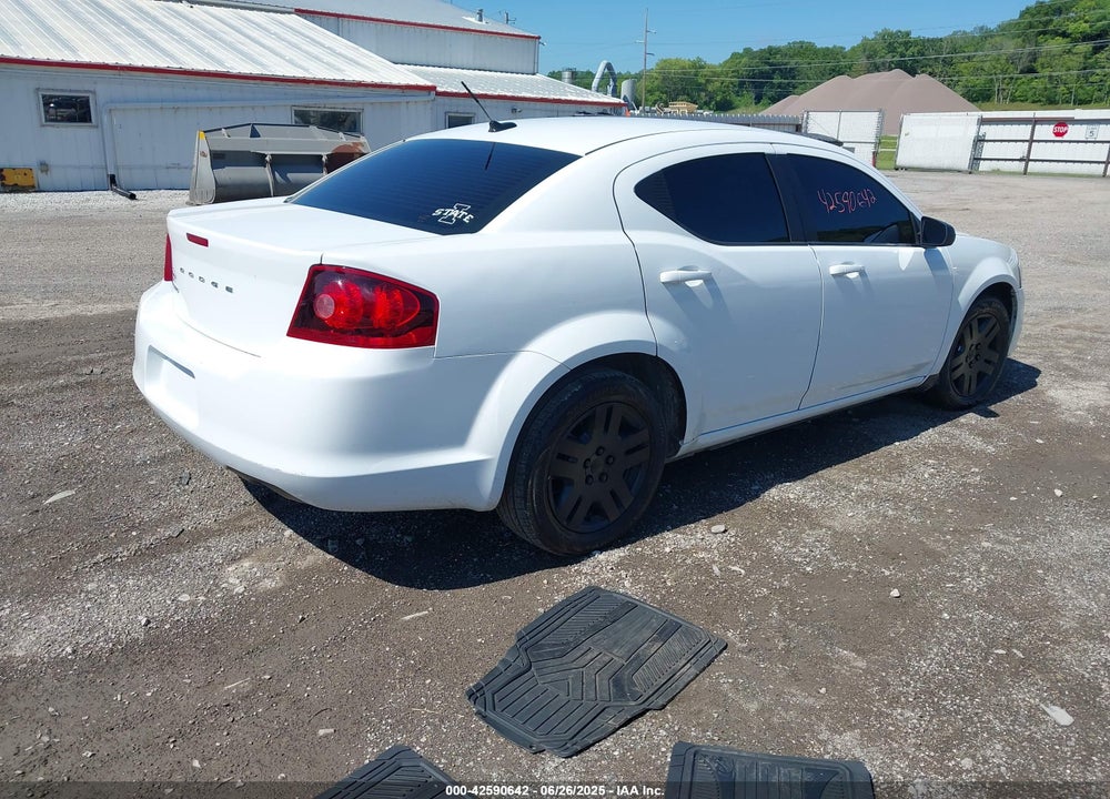 2012 DODGE AVENGER VIN: 1C3CDZAB8CN132523