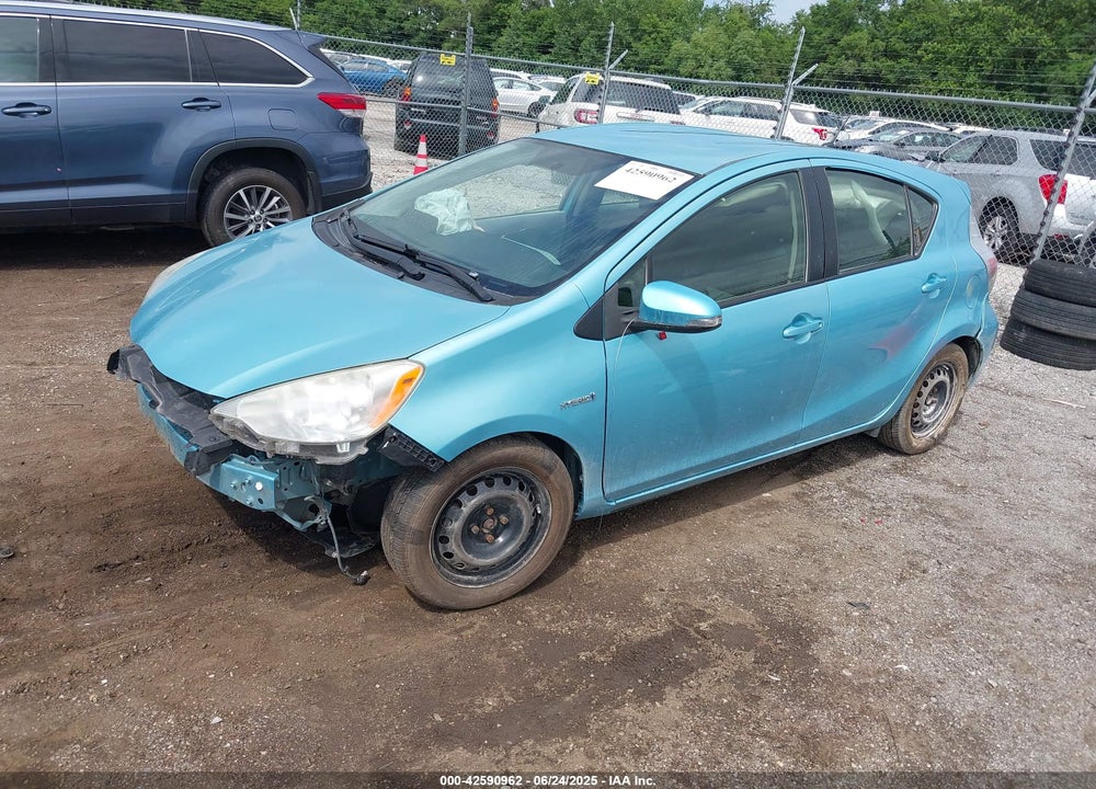 2012 TOYOTA PRIUS C VIN: JTDKDTB30C1014937