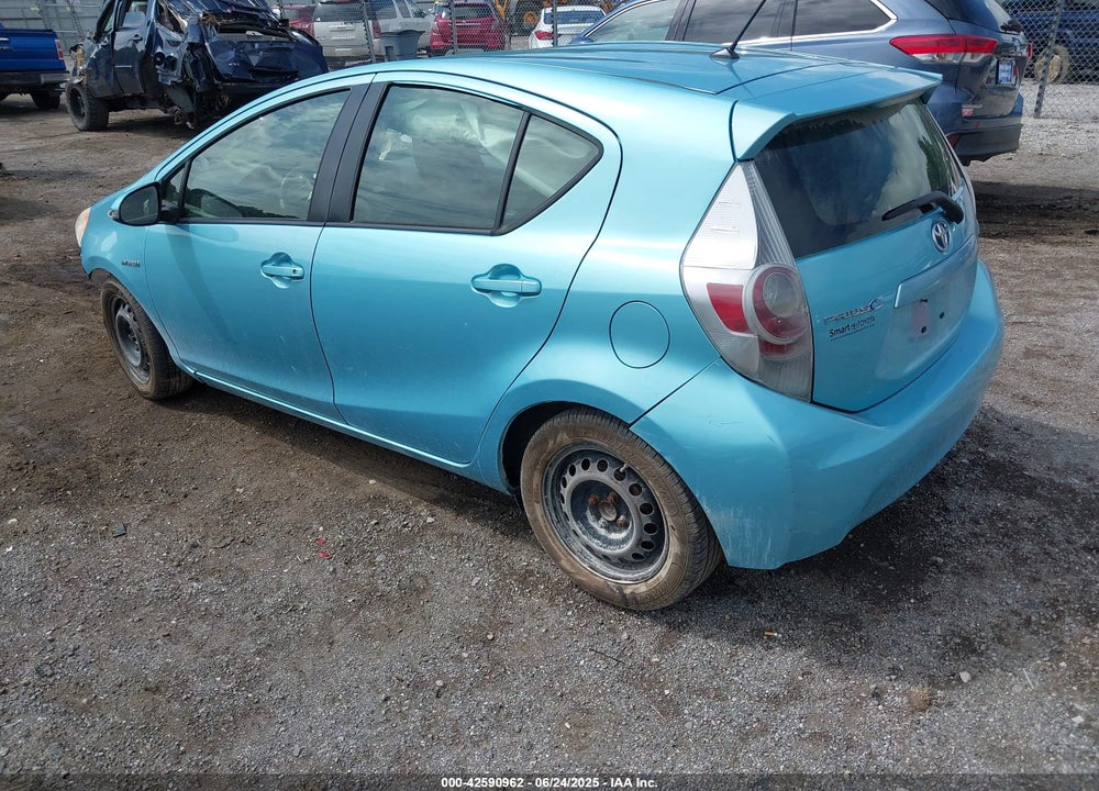 2012 TOYOTA PRIUS C VIN: JTDKDTB30C1014937