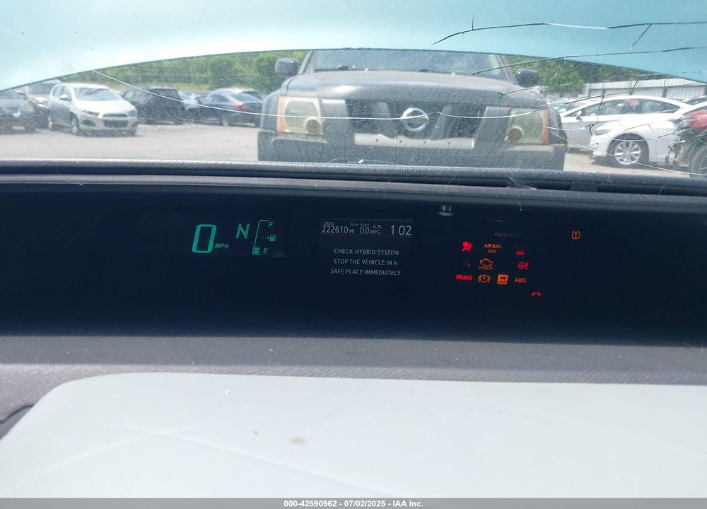 2012 TOYOTA PRIUS C VIN: JTDKDTB30C1014937