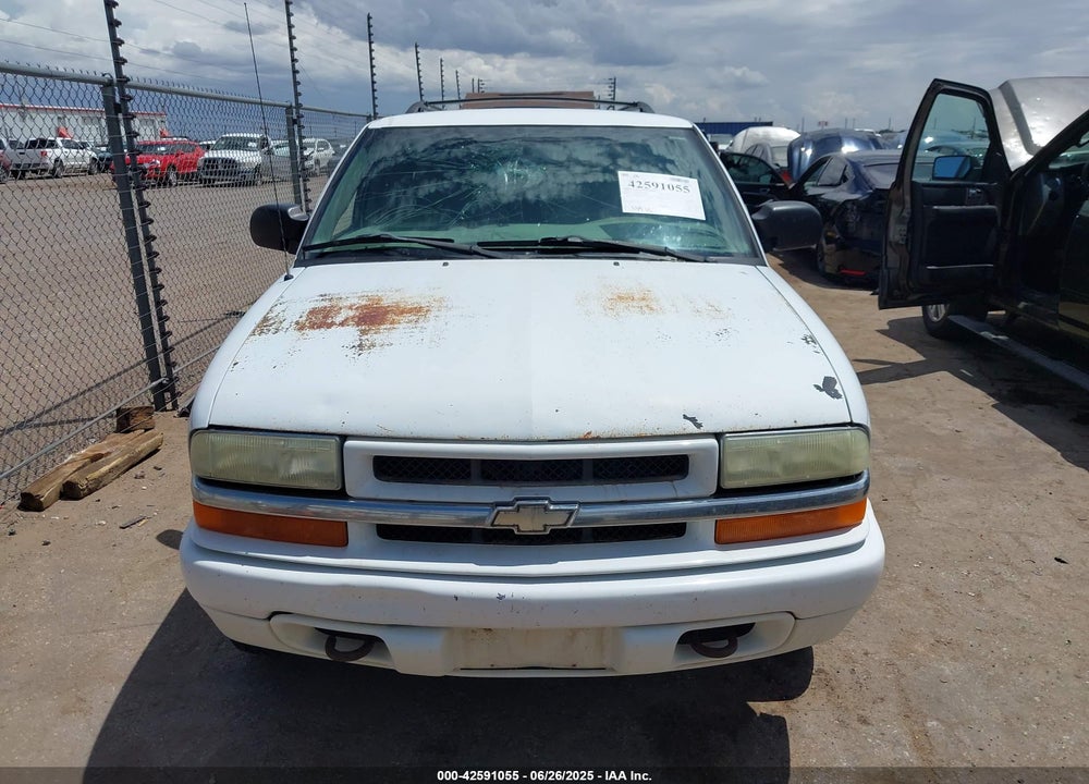 2004 CHEVROLET BLAZER VIN: 1GNDT13X54K132342