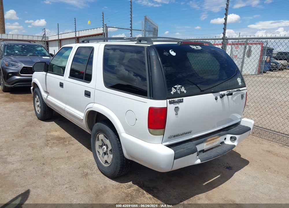 2004 CHEVROLET BLAZER VIN: 1GNDT13X54K132342