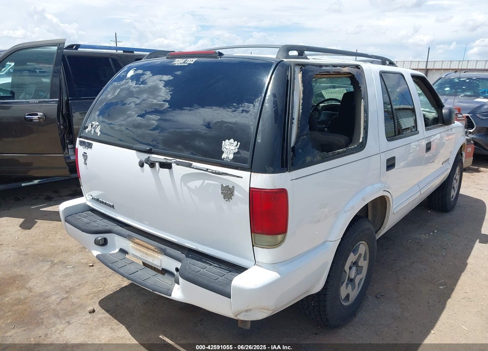 2004 CHEVROLET BLAZER VIN: 1GNDT13X54K132342