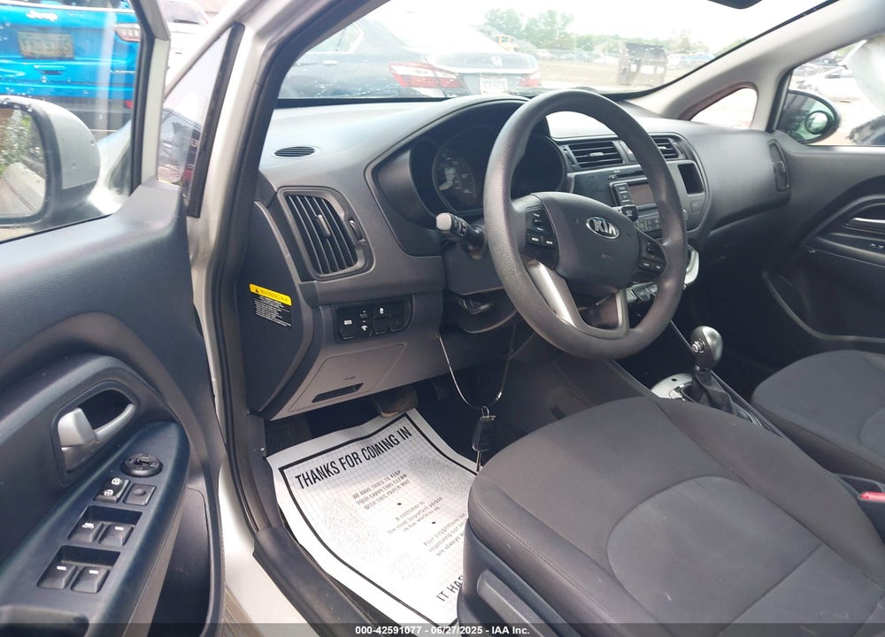 2015 KIA RIO VIN: KNADM4A37F6458241